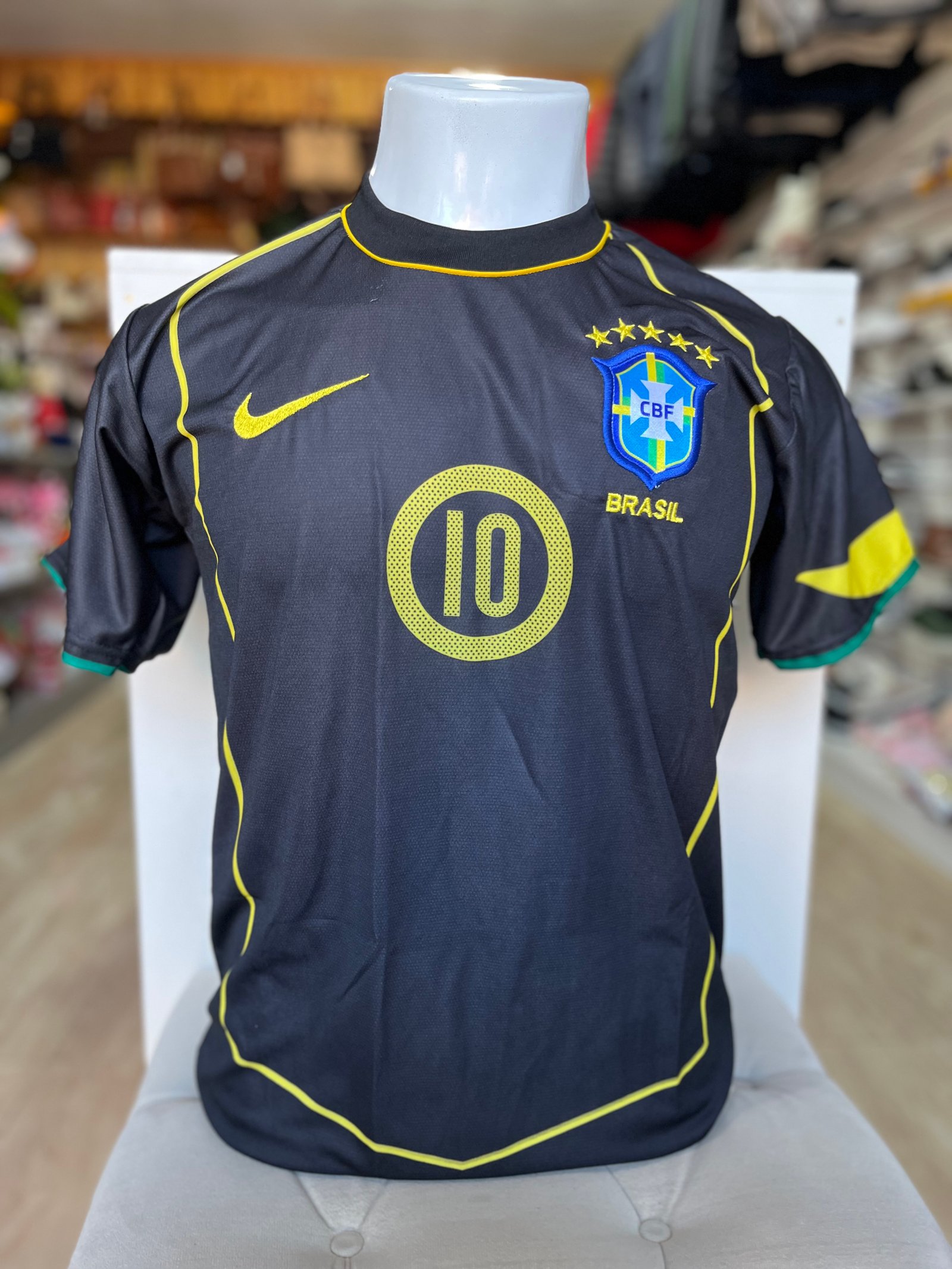 Camisa Brasil Preta 2026/27